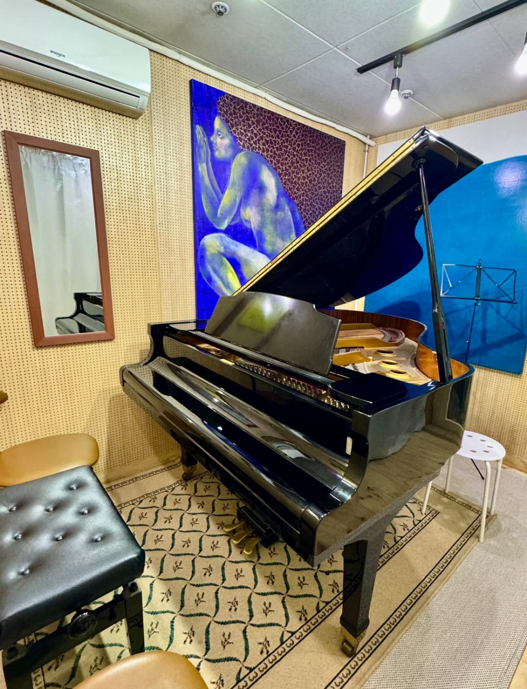 위드 연습하다 연습실